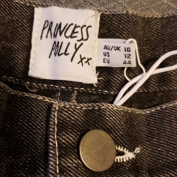🌻NWT Princess polly Leah High-Waisted Jeans - Picture 3 of 3